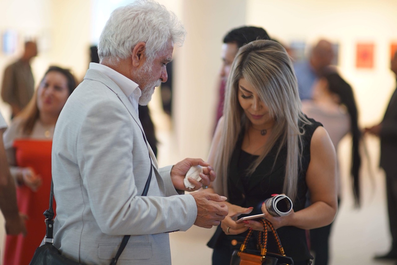 مدينة السليمانية تحتضن اول معرض للفن المعاصر – تصوير: ابراهيم فتاح